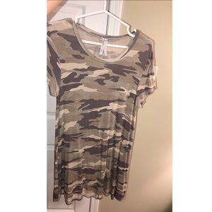 Camo T-shirt dress!